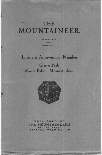 The Mountaineer 1937 cover